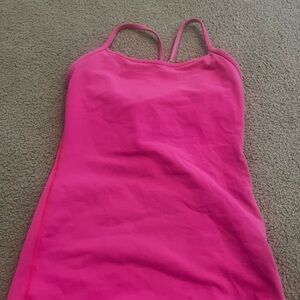 Lululemon Hot Pink Power Y Tank
